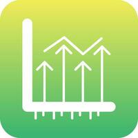 toenemen omhoog vector icoon