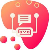 Chatbot vector icoon