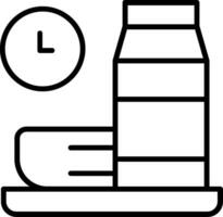 ontbijt vector pictogram