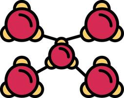 molecuul vector pictogram