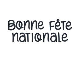 bonne fete nationale poster vector