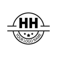 brief hh logo. hh logo ontwerp vector illustratie voor creatief bedrijf, bedrijf, industrie. pro vector