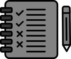 controlelijst vector pictogram