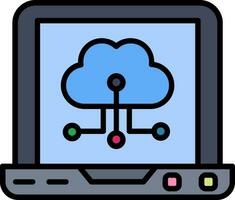 cloud computing vector icon