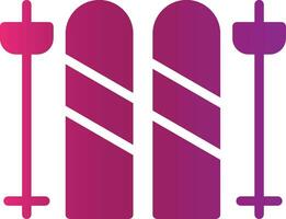 skis creatief icoon ontwerp vector