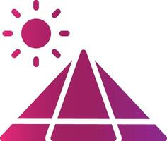 piramide creatief icoon ontwerp vector