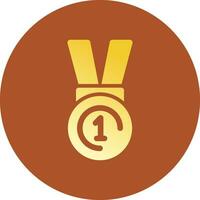 medaille creatief icoon ontwerp vector