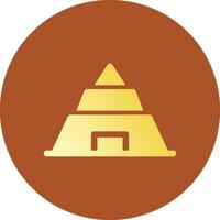 piramide creatief icoon ontwerp vector