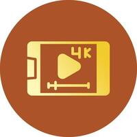 video streaming creatief icoon ontwerp vector