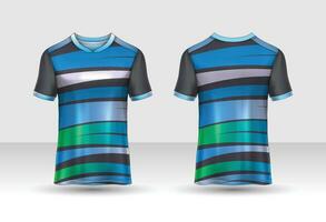sport- Jersey en t-shirt sjabloon sport- Jersey ontwerp vector model. sport- ontwerp voor Amerikaans voetbal, racen, gaming Jersey.