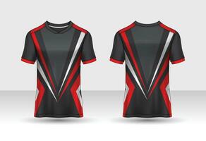 sport- t-shirt Jersey ontwerp concept vector sjabloon, ruit patroon v nek Amerikaans voetbal Jersey concept met voorkant en terug visie voor voetbal, krekel, volleybal, rugby, tennis, badminton uniform uitrusting