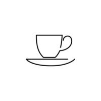 koffie icoon vector. heet drinken illustratie teken. thee symbool of logo. vector