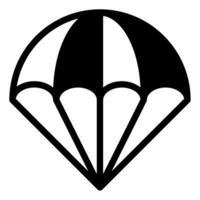 parachute ruimte technologie voorwerp illustratie vector