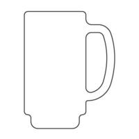 bier glas icoon vector