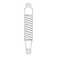 schok absorber icoon vector