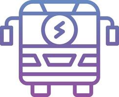 elektrische bus vector icon