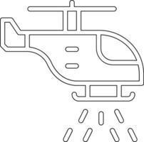 brandweerman helikopter vector icoon