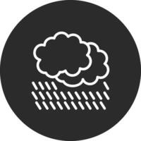 regenachtig dag vector icoon