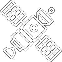 satelliet vector pictogram