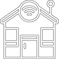 slim huis vector icoon