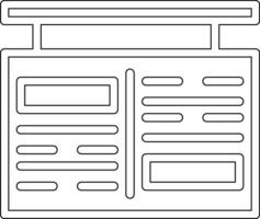 vlucht informatie vector icoon