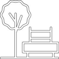 park vector pictogram