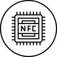 nfc vector icoon