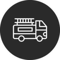 ladder vrachtauto vector icoon