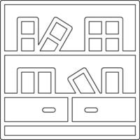 bibliotheek kabinet vector icoon