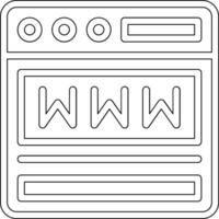 website vector icoon