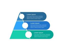 sociale klassen infographic grafiek ontwerpsjabloon. economische sociologie. abstract vectorinfochart met lege exemplaarruimten. instructiegrafieken met 3 stappenreeks. visuele gegevenspresentatie vector