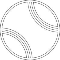 tennisbal vector pictogram