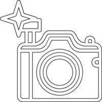 flash camera vector icoon