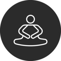 yoga vector icoon