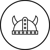 viking helm vector icoon