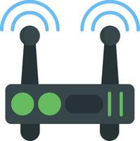 Wifi router vector icoon