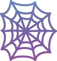 spinnenweb vector pictogram