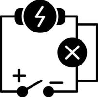 elektrisch stroomkring vector icoon