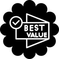 het beste waarde vector icoon