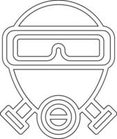 gasmasker vector icon