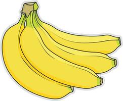 illustratie van bananen vector