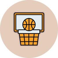 basketbal vector pictogram