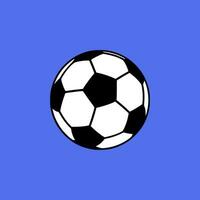 voetbal. vector illustratie van een bal.