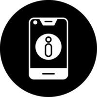 smartphone informatie vector icoon