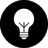 gloeilamp vector pictogram