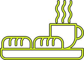 ontbijt vector pictogram