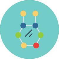 molecuul vector pictogram