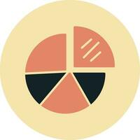 cirkeldiagram vector pictogram