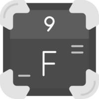 fluor grijs schaal icoon vector