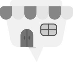 winkel grijs schaal icoon vector